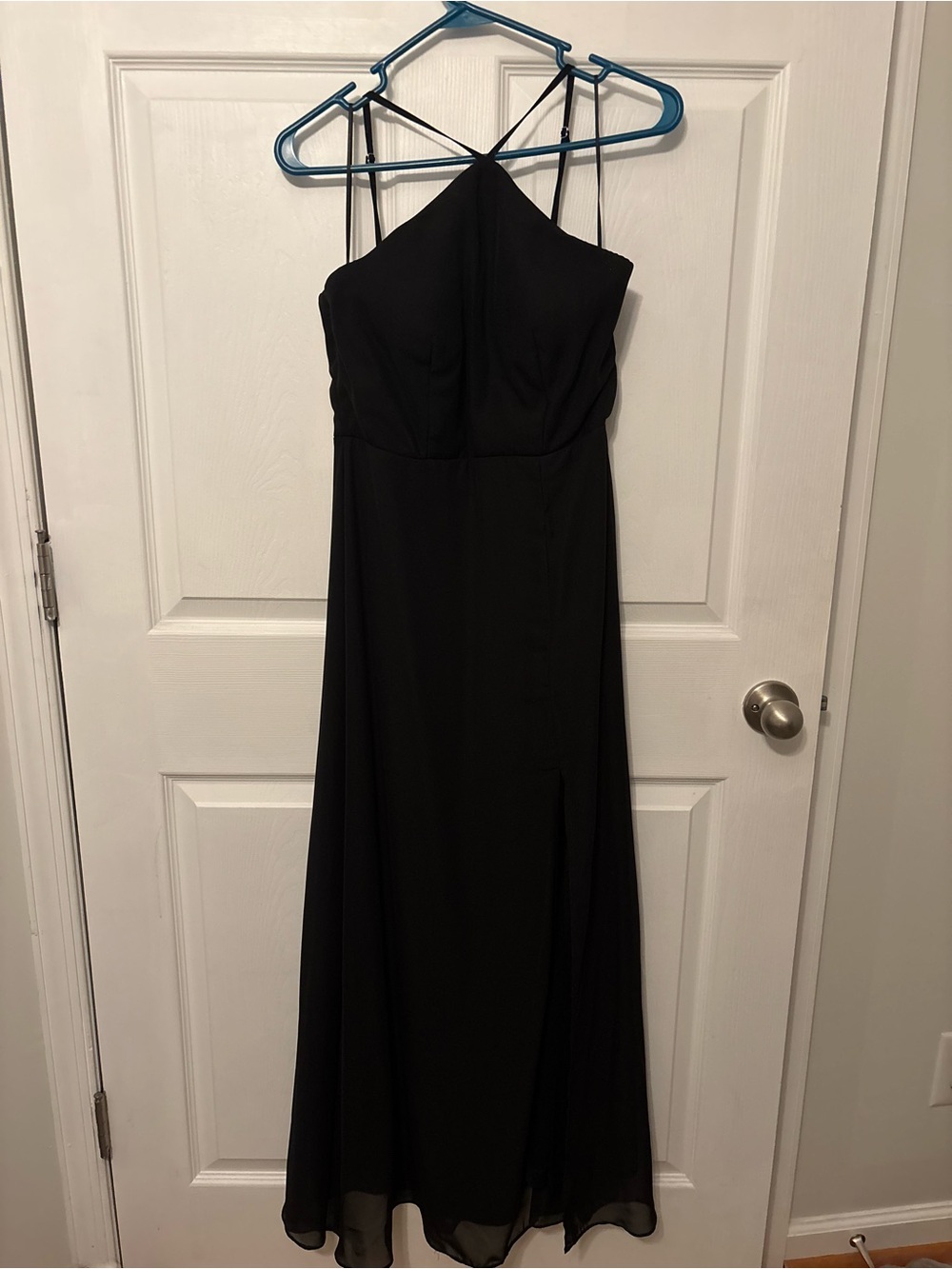 Black bridesmaid dress